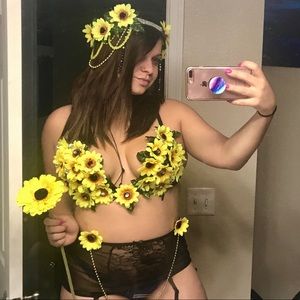 EDC Sunflower rave outfit